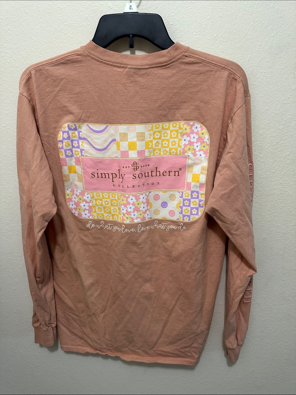 Simply Southern Long-Sleeve Tee — Mauve Pink - Picture 2 of 5